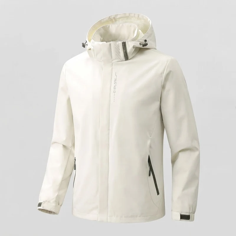 Herren Wind- und Wasserabweisende Sportjacke Nord Taschen