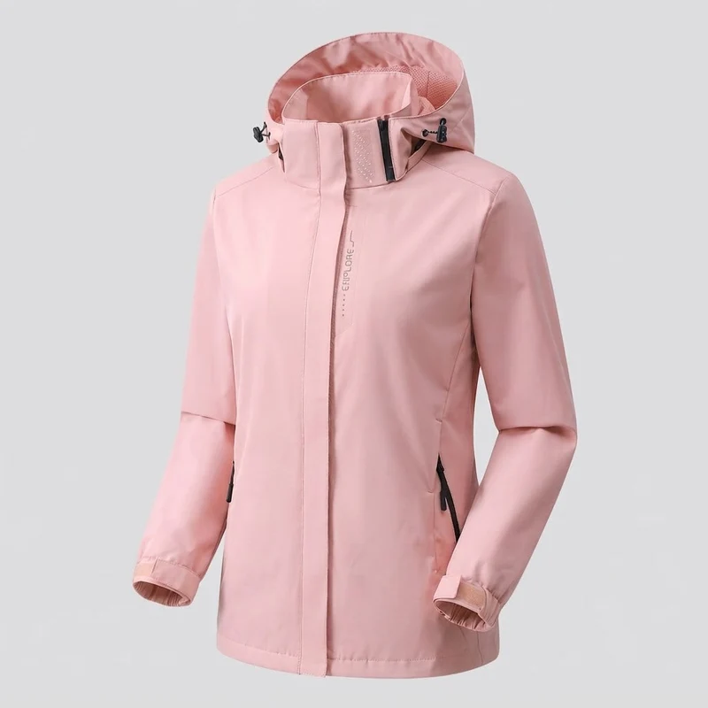 Herren Wind- und Wasserabweisende Sportjacke Nord Taschen
