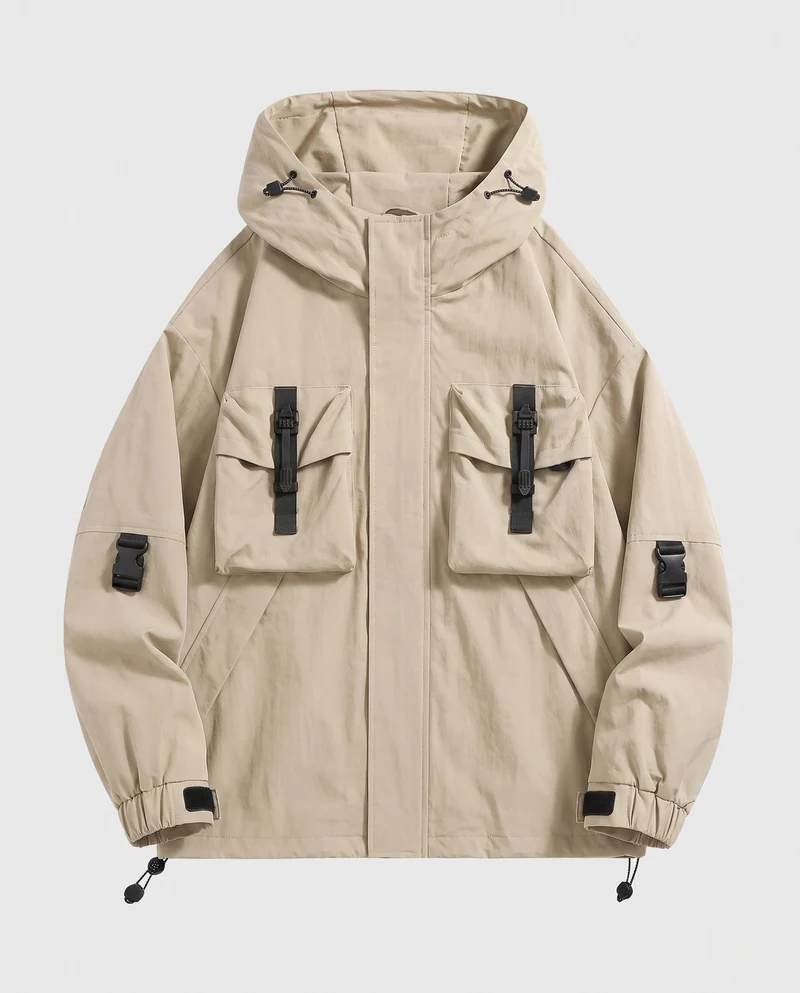 Herren Winddichte Multifunktionsjacke Nord Taschen