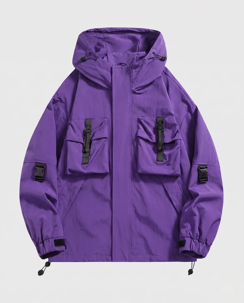 Herren Winddichte Multifunktionsjacke Nord Taschen