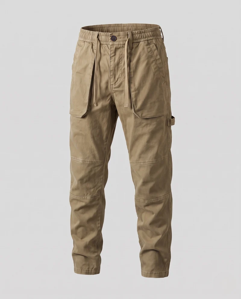 Herren Cargo-Jogginghosen mit elastischem Bund, Kordelzug und aufgesetzten Taschen Nord Taschen