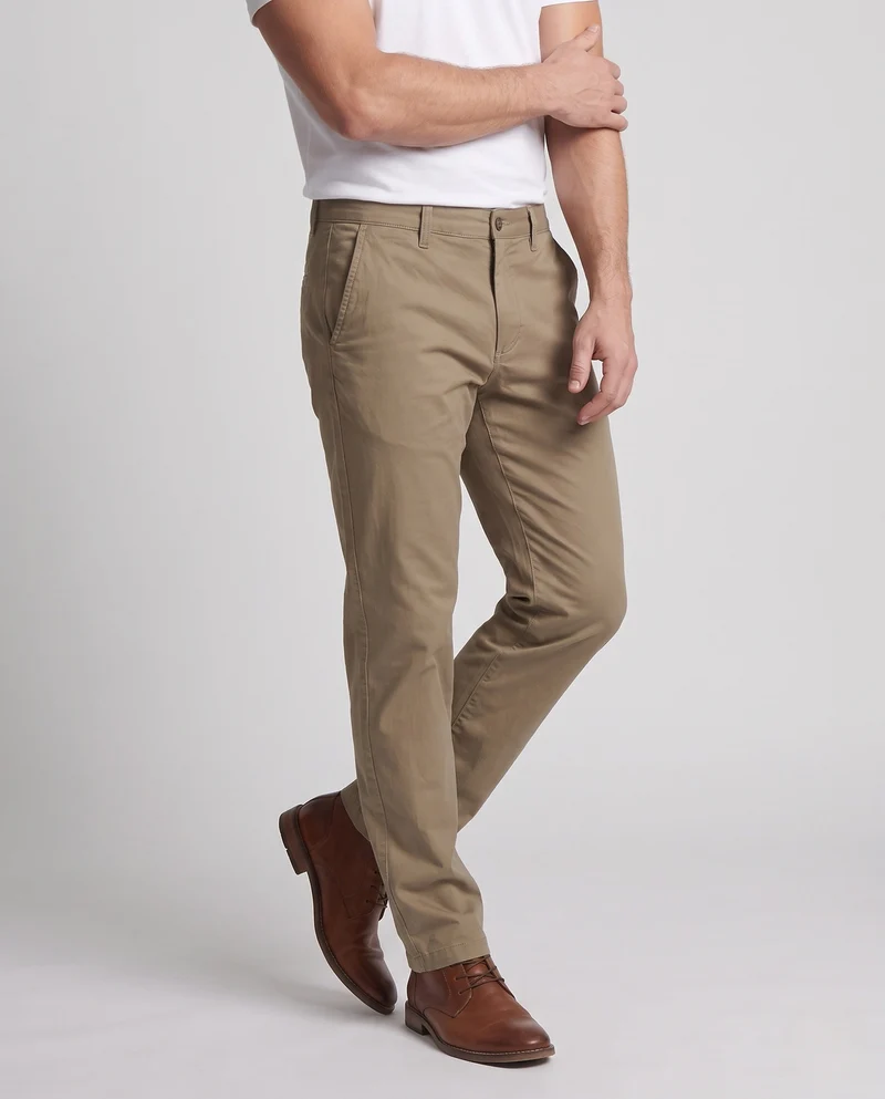 Herren atmungsaktive Reisecord-Hosen mit Stretch und umgeschlagenem Saum Nord Taschen