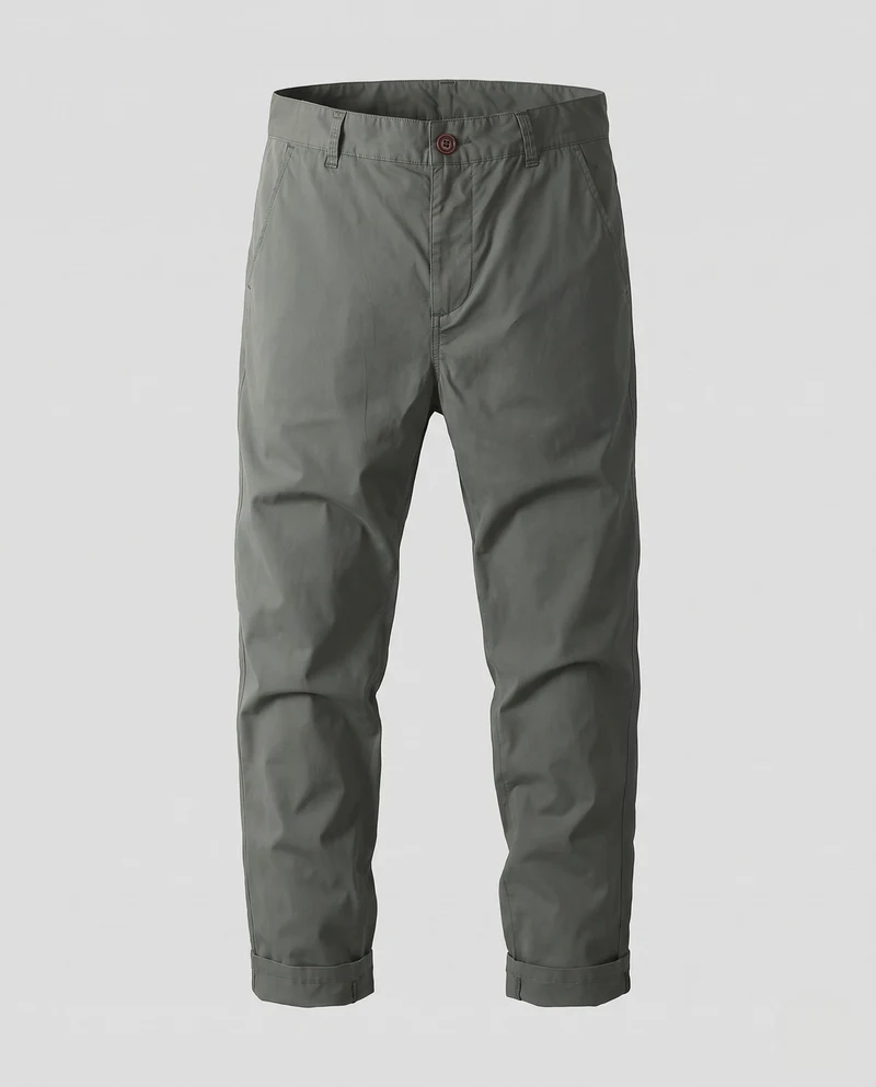 Herren atmungsaktive Reisecord-Hosen mit Stretch und umgeschlagenem Saum Nord Taschen