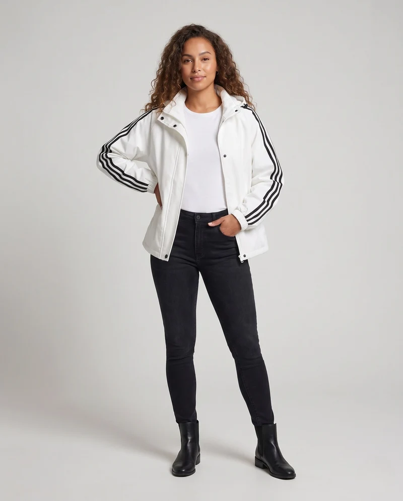 Damen winddichte Sportjacke Nord Taschen