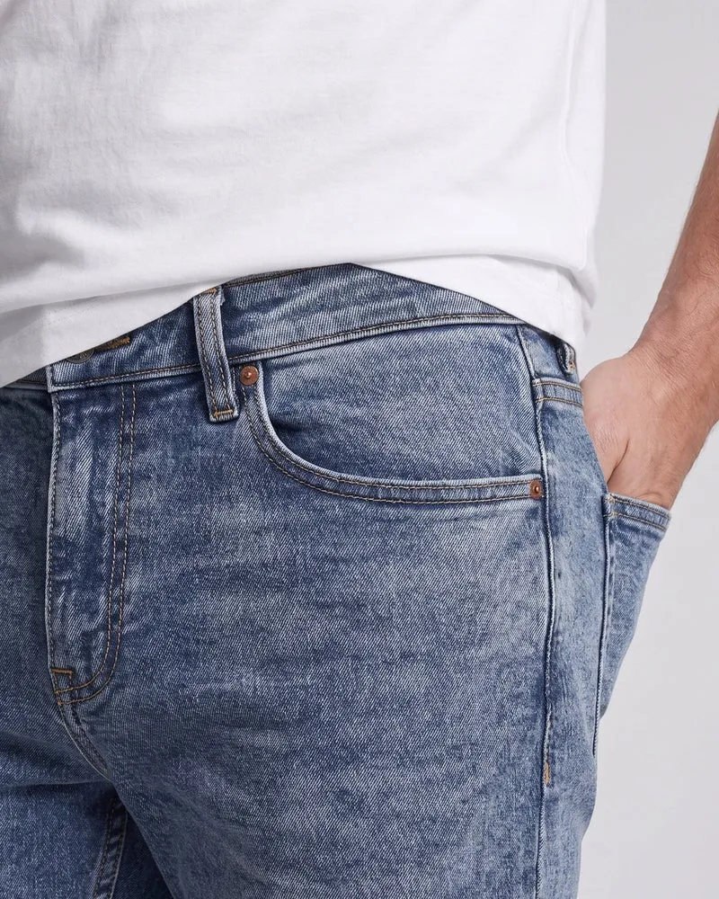 Herren Bequeme Slim Fit Jeans Nord Taschen