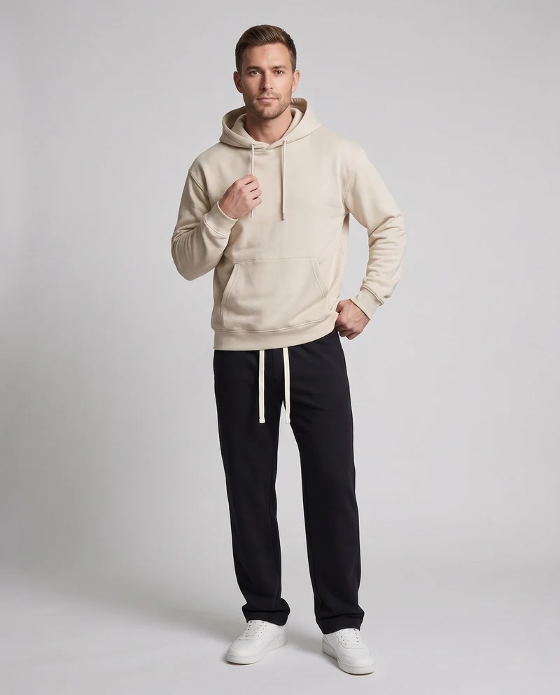 Herren Bequeme und Stylische Relaxed Fit Jogginghose Nord Taschen