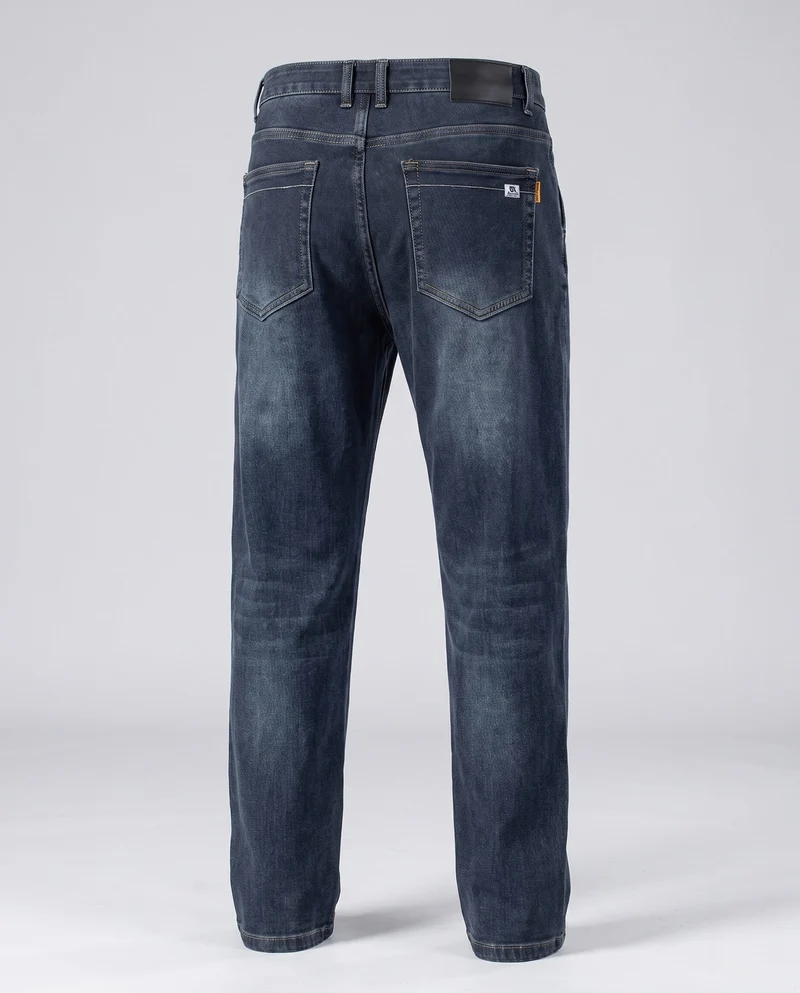Herren Komfortable Weite Denim Jeans Nord Taschen