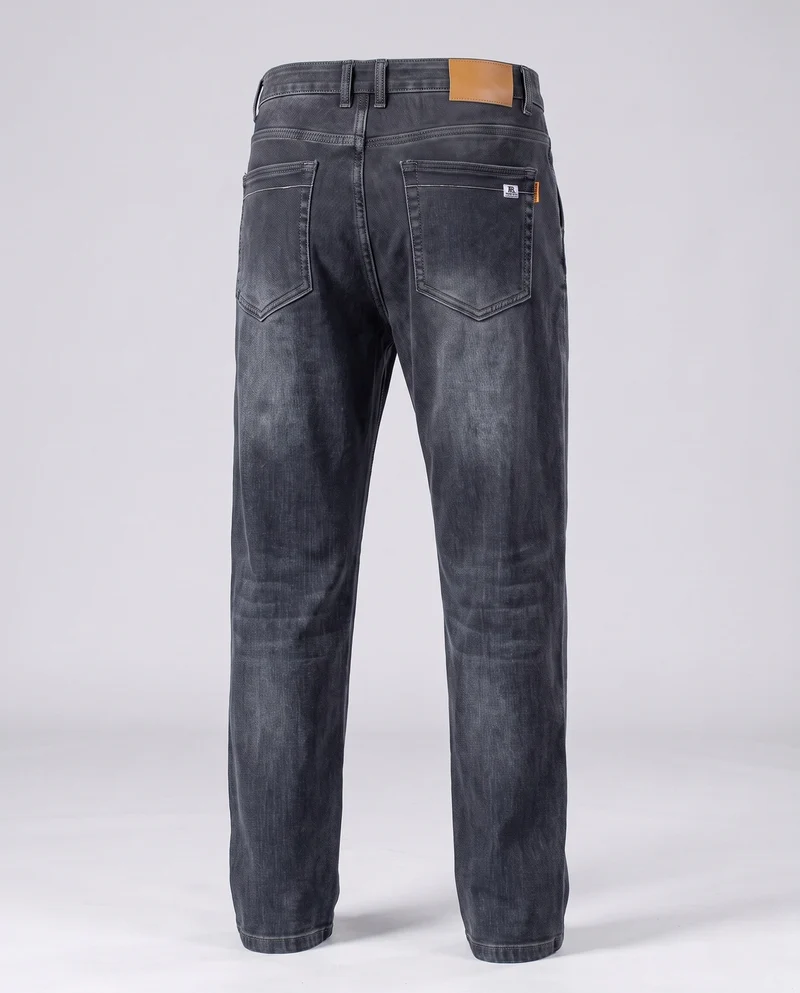 Herren Komfortable Weite Denim Jeans Nord Taschen