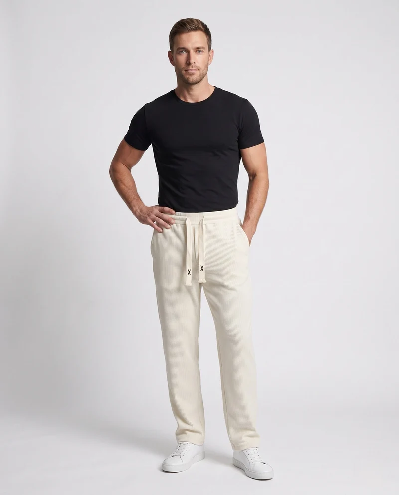Bequeme Lockere Passform Freizeit-Hosen Nord Taschen