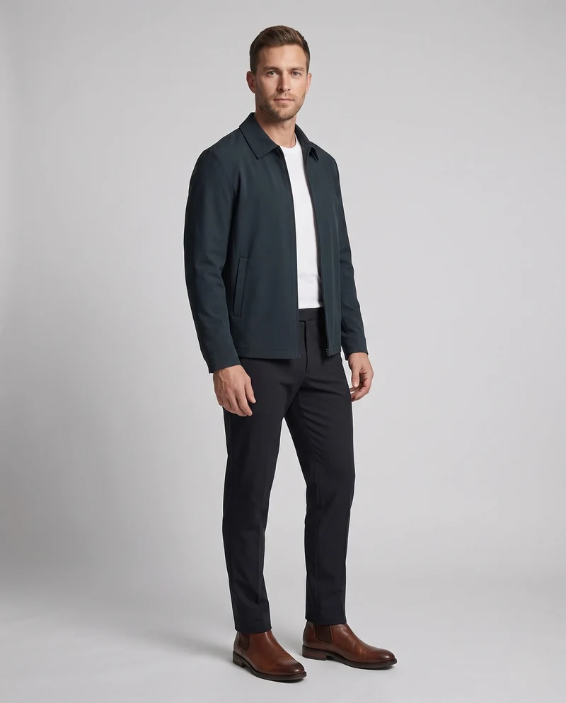 Herren Leichte und Bequeme Übergangsjacke Nord Taschen