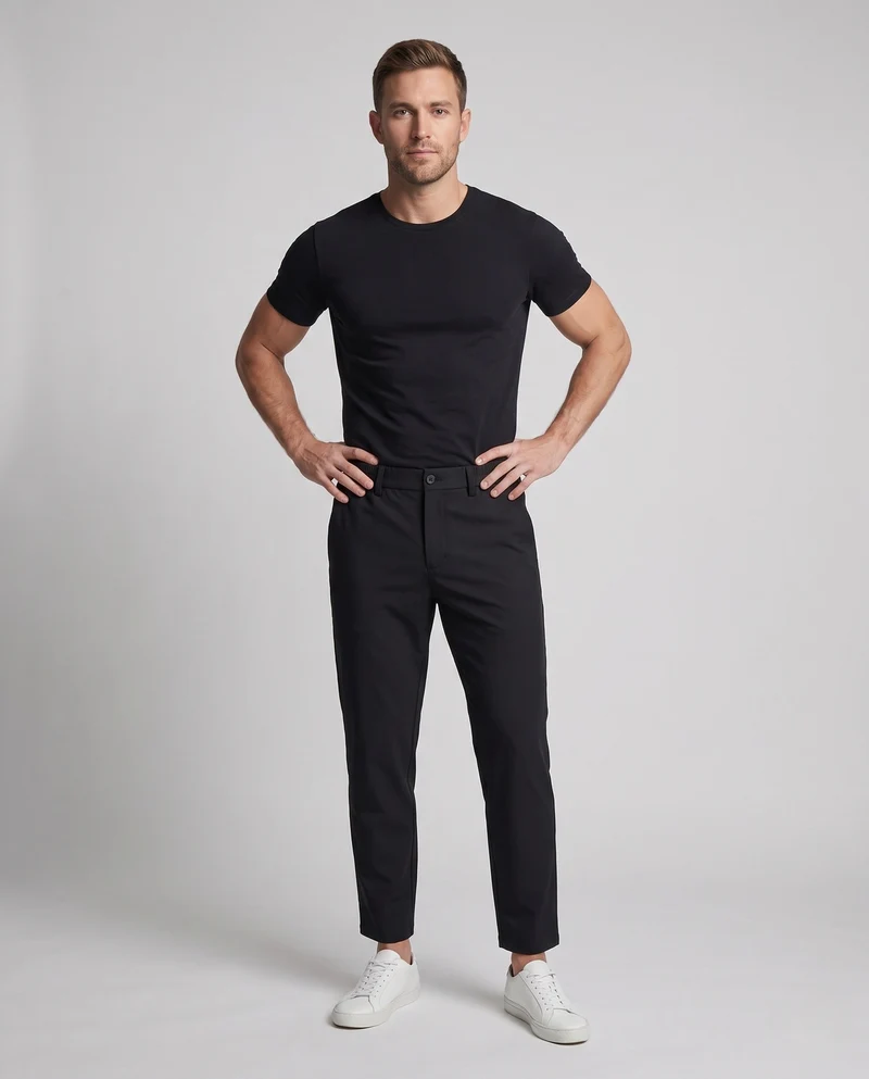 Herren praktische und bequeme Slim-Fit Hose Nord Taschen