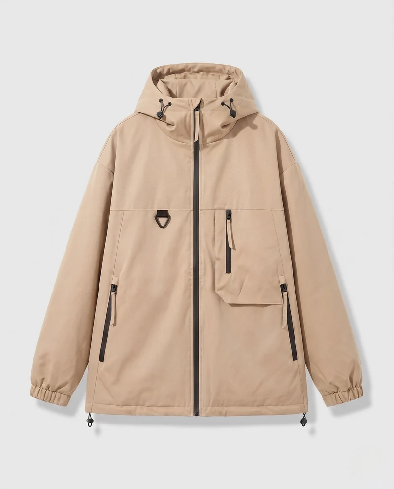Damen Übergröße Winterjacke Nord Taschen