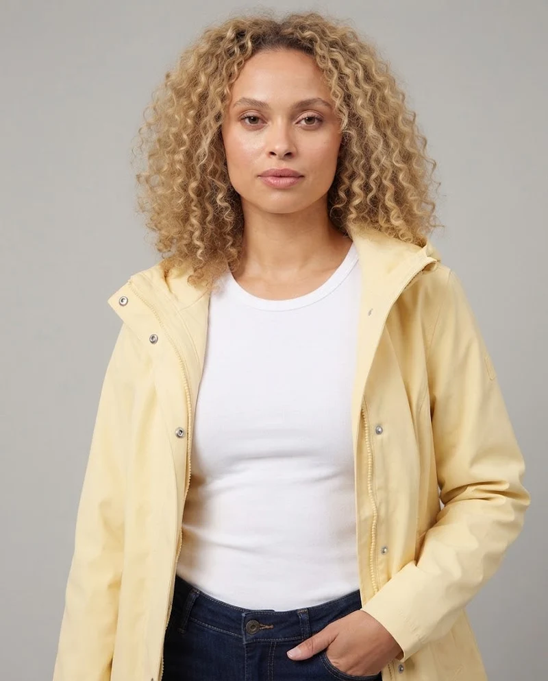 Damen Wasserabweisende Outdoor-Jacke mit Kapuze Nord Taschen