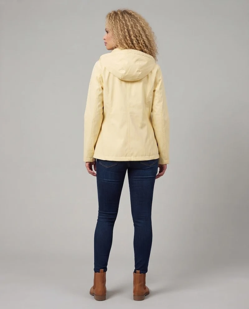 Damen Wasserabweisende Outdoor-Jacke mit Kapuze Nord Taschen