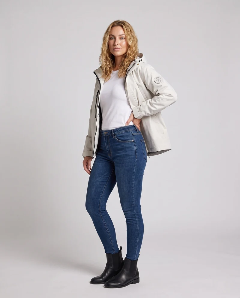 Damen Wasserdichte Outdoor-Jacke Nord Taschen