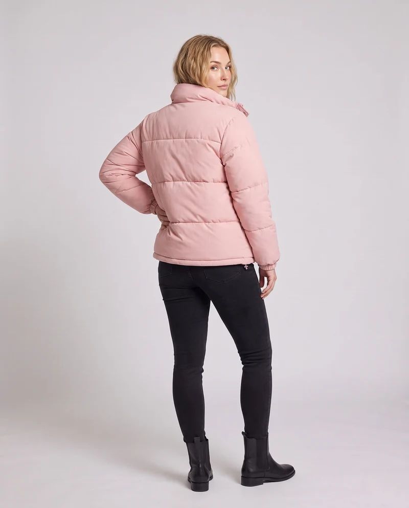 Damen Wattierte Steppjacke Nord Taschen