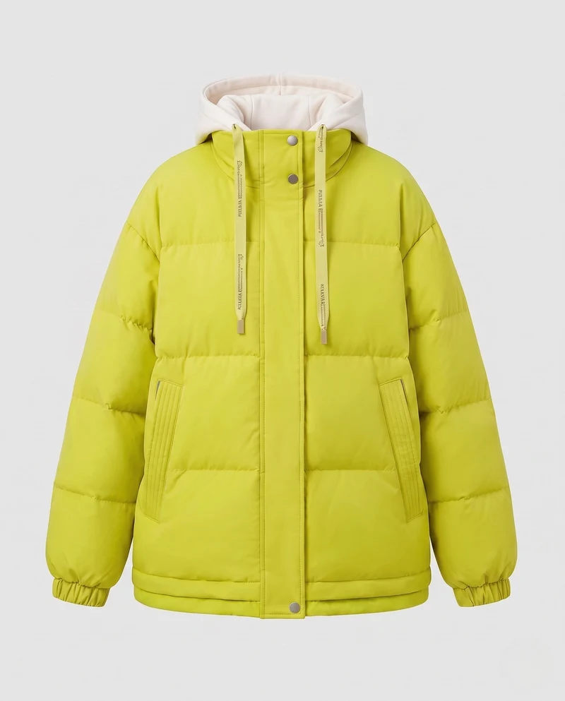 Damen Wattierte Übergangsjacke Nord Taschen