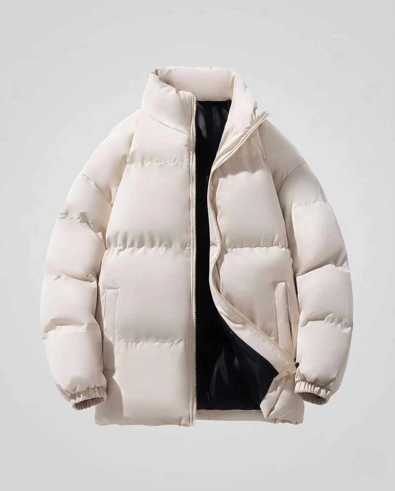 Damen Wattierte Winterjacke Nord Taschen
