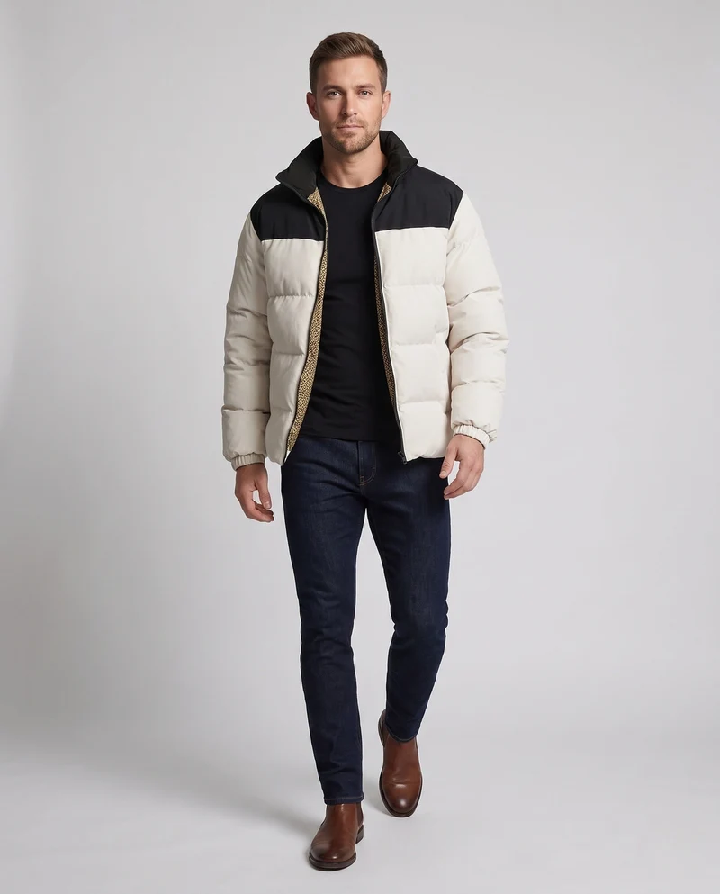Herren Winterjacke mit Wärmeschutz Nord Taschen
