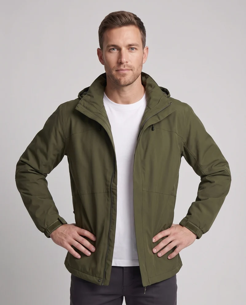 Unisex Funktionsjacke mit verstellbarer Kapuze Nord Taschen
