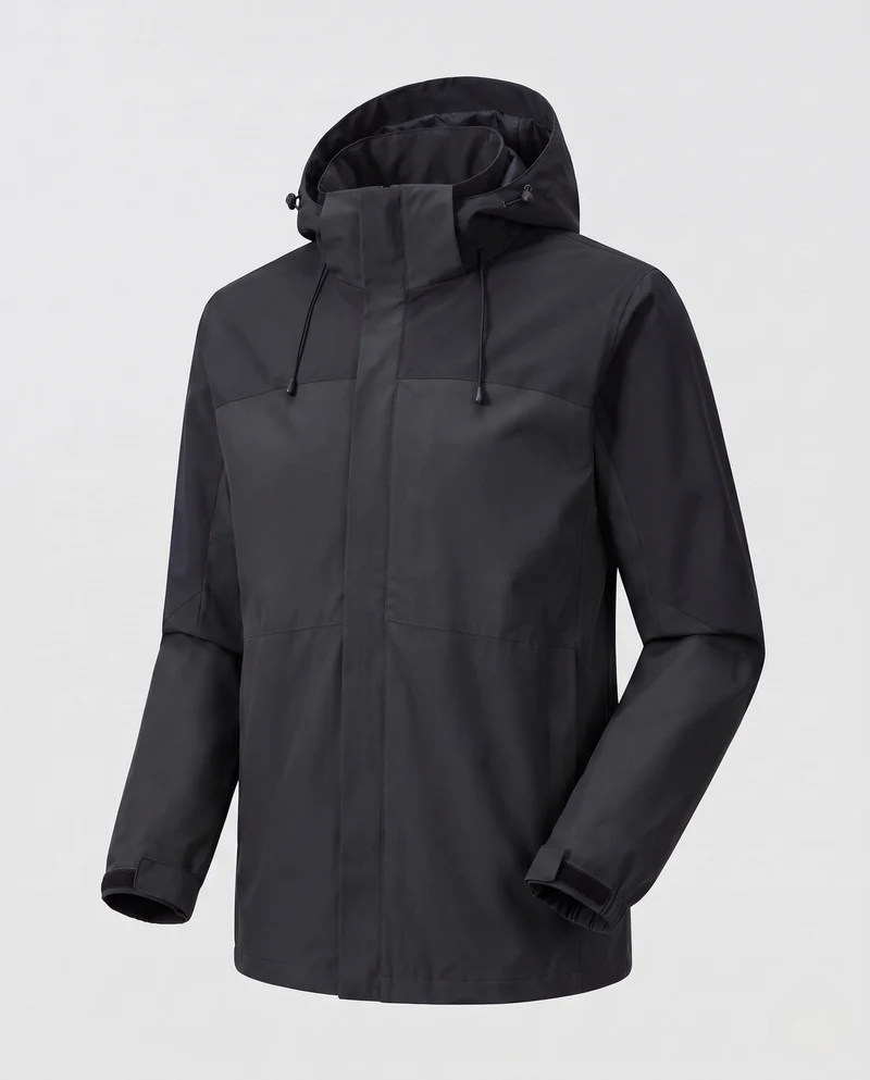 Unisex Funktionsjacke mit verstellbarer Kapuze Nord Taschen