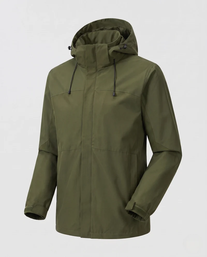 Unisex Funktionsjacke mit verstellbarer Kapuze Nord Taschen
