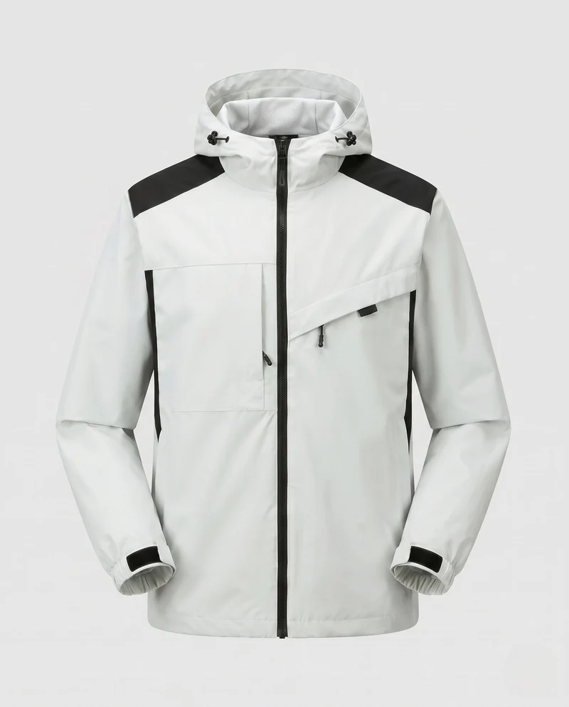 Unisex Wetterfeste Outdoor-Jacke mit verstellbarer Kapuze Nord Taschen