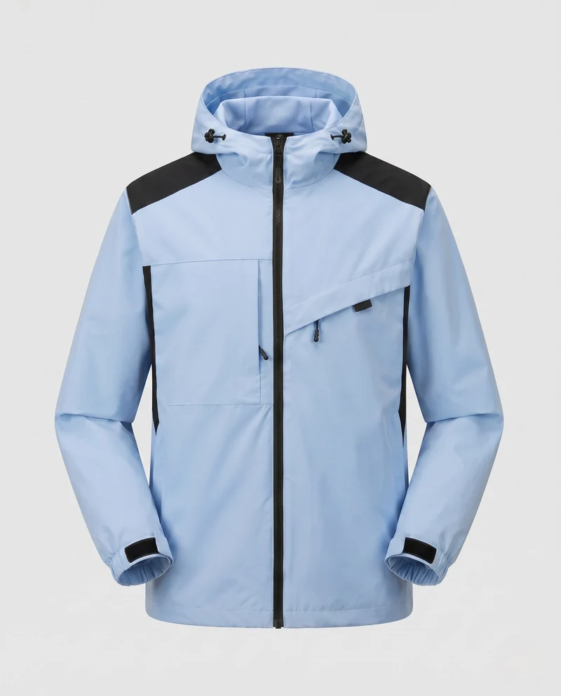 Unisex Wetterfeste Outdoor-Jacke mit verstellbarer Kapuze Nord Taschen