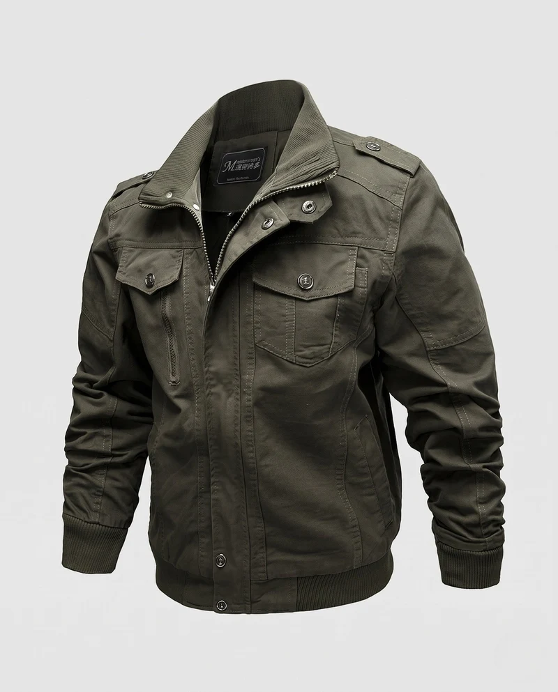 Herren Aerodynamische Utility-Jacke Nord Taschen