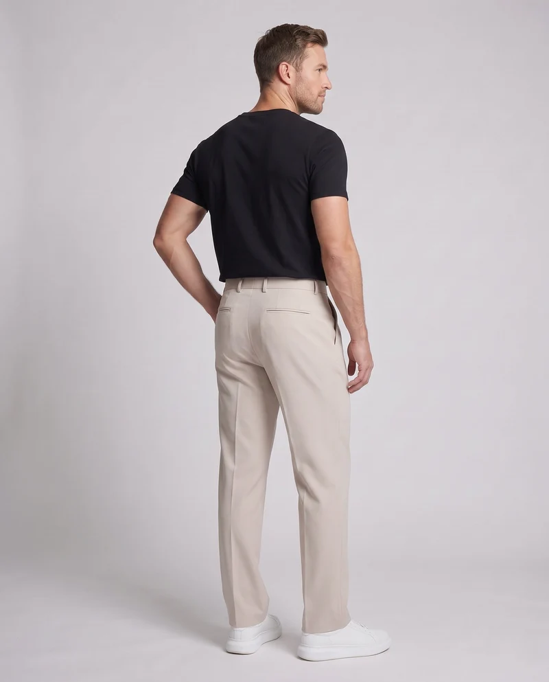 Herren Elegante und Bequeme Anzughose Nord Taschen