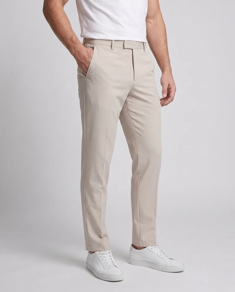 Herren Elegante Slim-Fit Anzughose Nord Taschen
