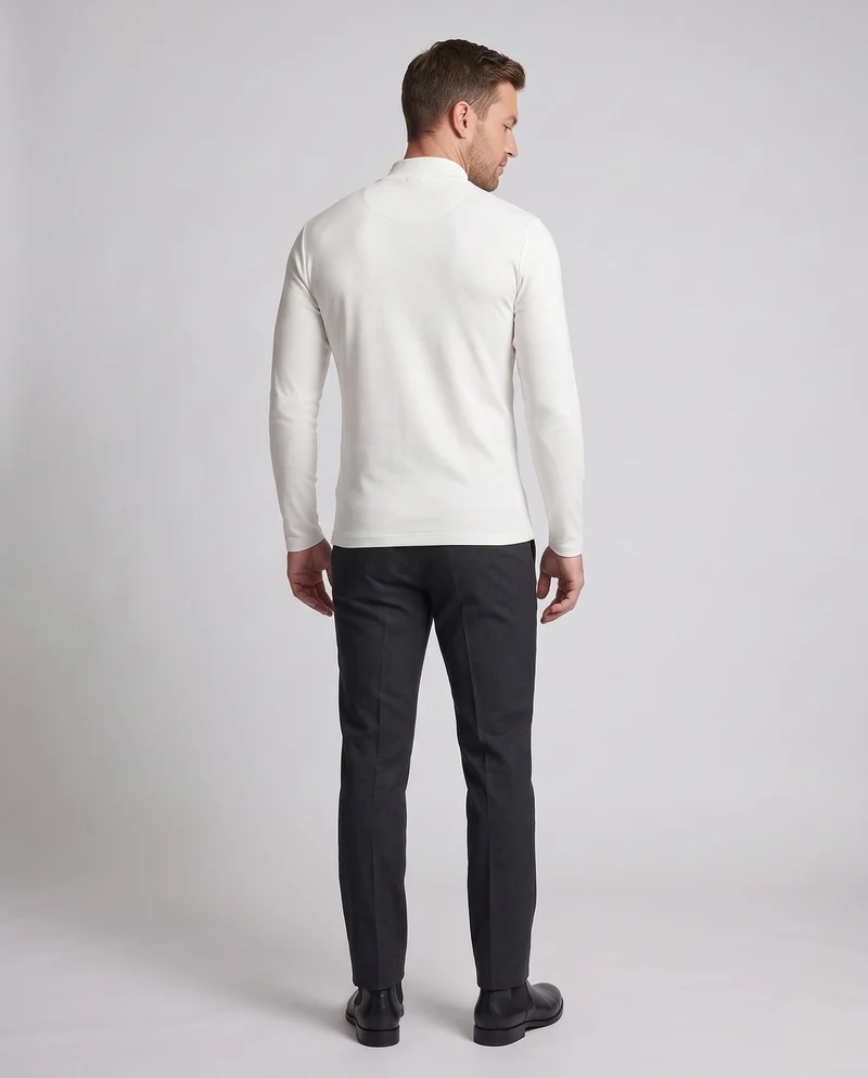 Herren Eleganter Stehkragenpullover Nord Taschen