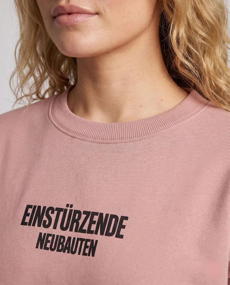 Unisex Oversize-Grafik-Sweatshirt mit Rundhalsausschnitt und überschnittener Schulter