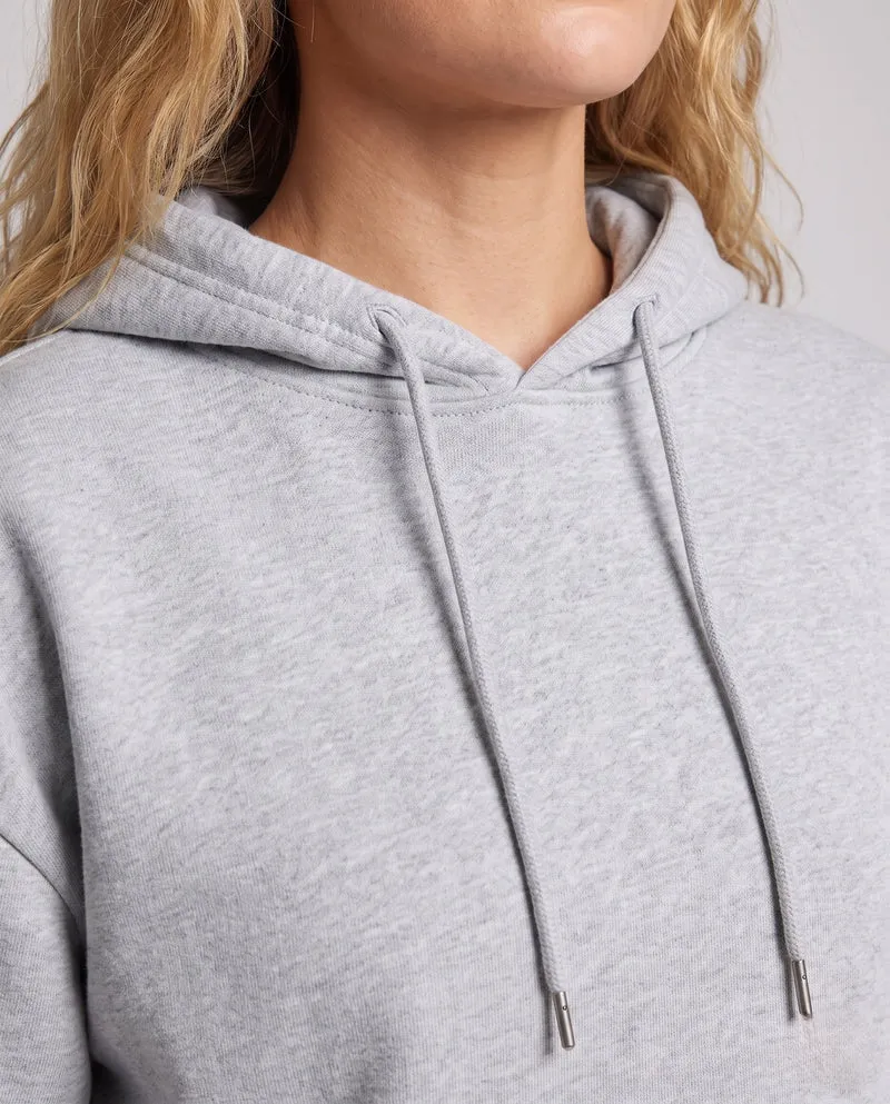 [Unisex] Oversize-Hoodie mit Kängurutasche und verlängertem Saum