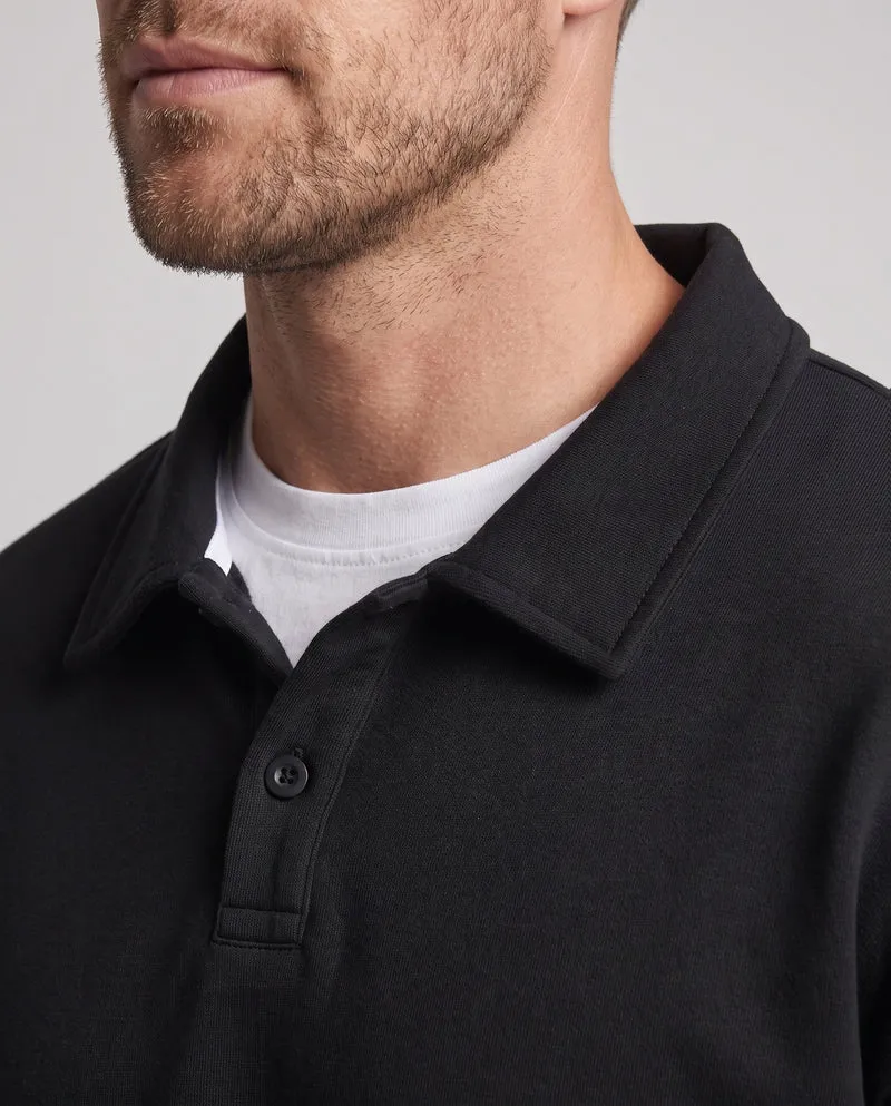 Unisex Oversize-Polo-Sweatshirt-Set mit weiterer Jogginghose