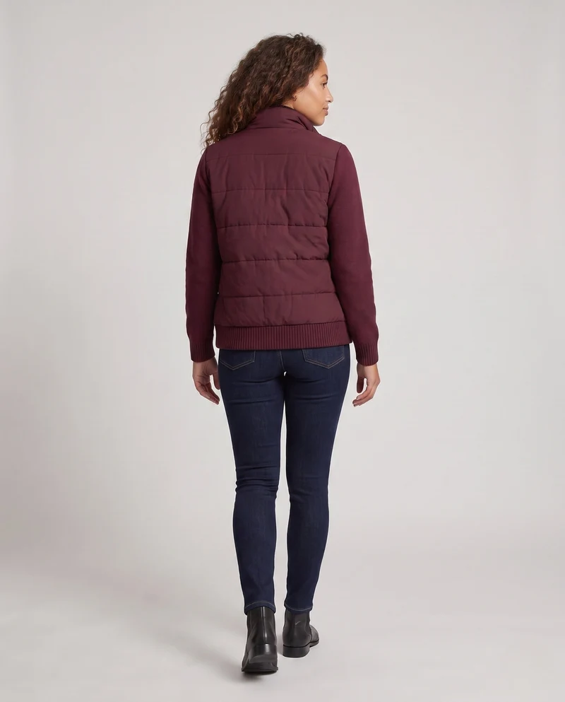 Damen Warme Steppjacke Nord Taschen