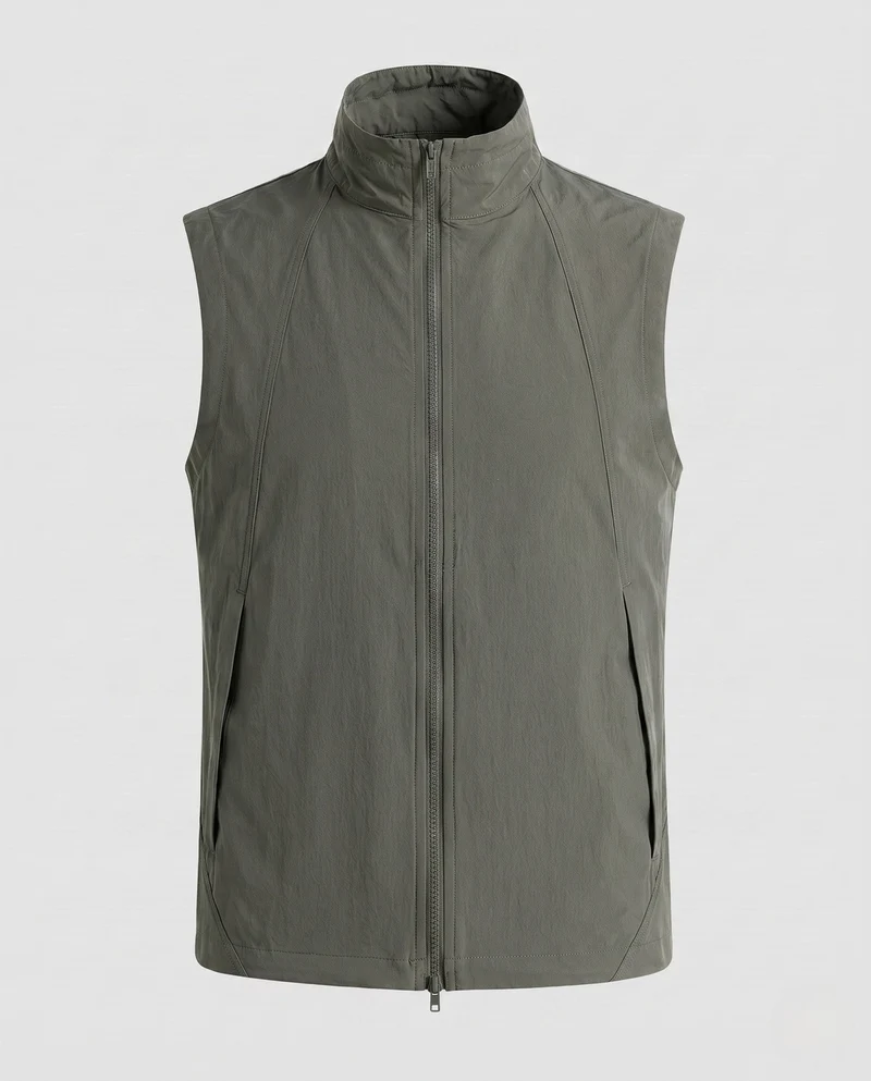 Damen Winddichtes Sportweste Nord Taschen