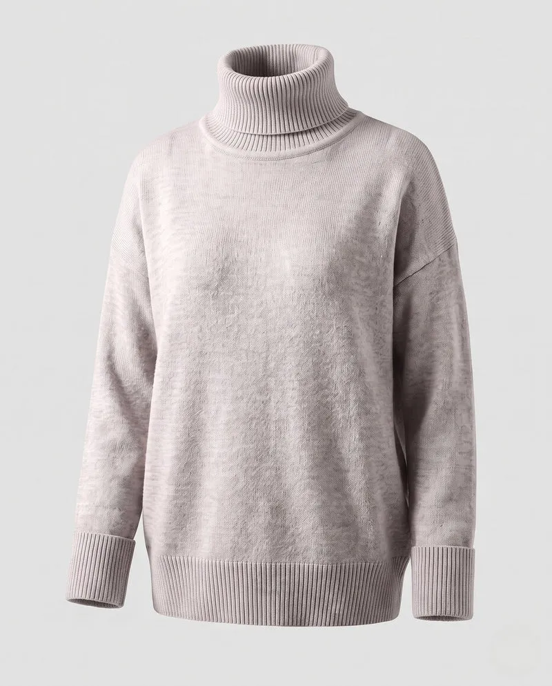 Mode Damen Rollkragenpullover Nord Taschen