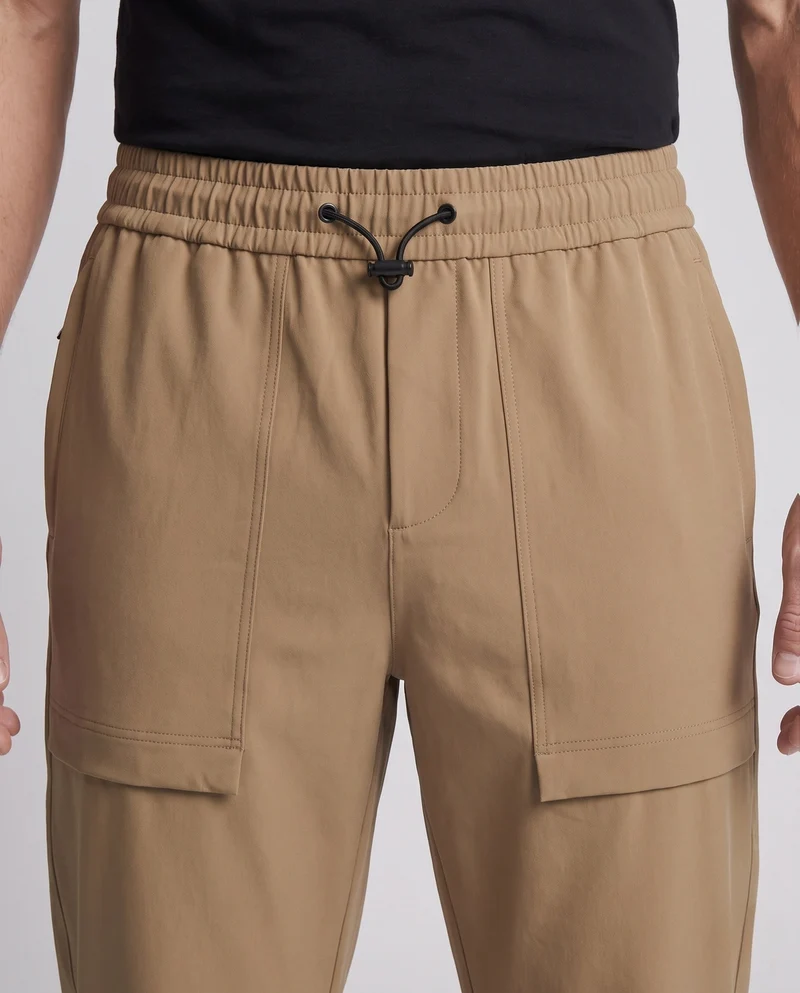 Herren lockere Cargo Jogginghose mit großen Pattentaschen und elastischem Saum Nord Taschen