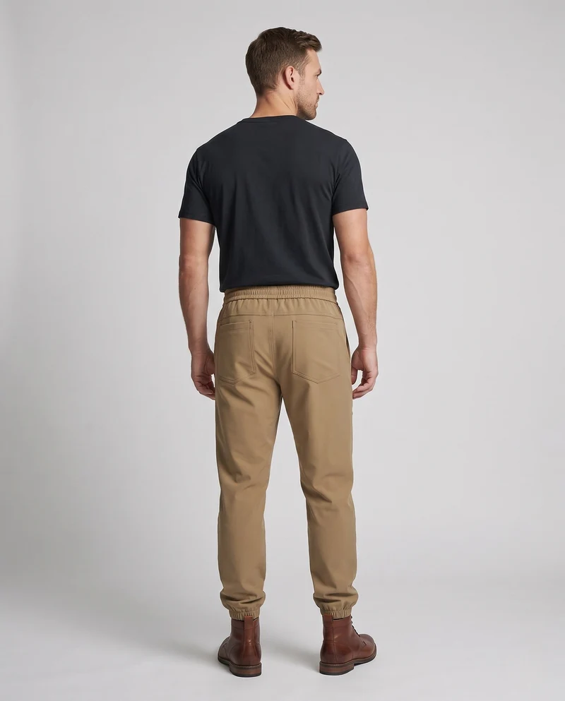 Herren lockere Cargo Jogginghose mit großen Pattentaschen und elastischem Saum Nord Taschen