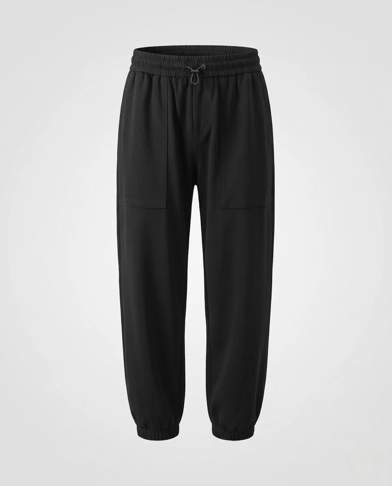 Herren lockere Cargo Jogginghose mit großen Pattentaschen und elastischem Saum Nord Taschen