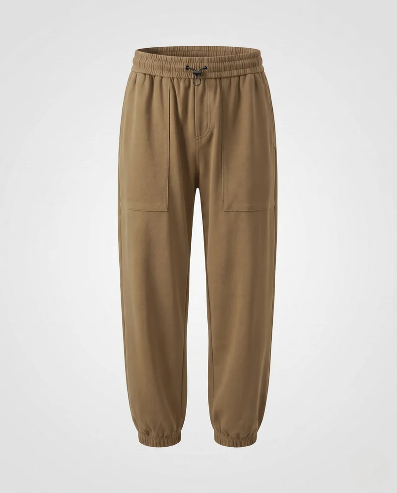 Herren lockere Cargo Jogginghose mit großen Pattentaschen und elastischem Saum Nord Taschen