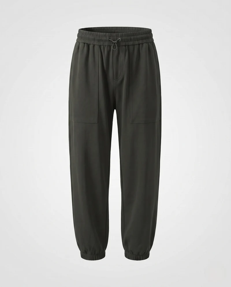 Herren lockere Cargo Jogginghose mit großen Pattentaschen und elastischem Saum Nord Taschen