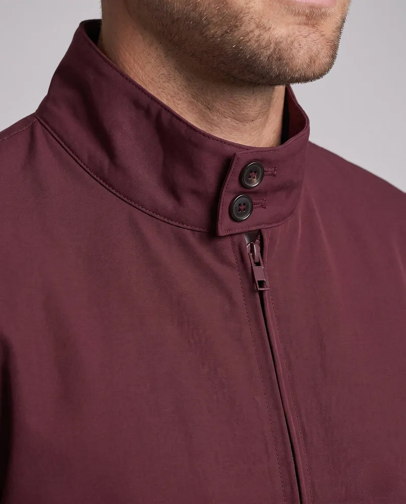 Herren Minimalistische Leichte Bomberjacke mit Stehkragen, Winddichte Membran & Verstecktem Reißverschluss Nord Taschen
