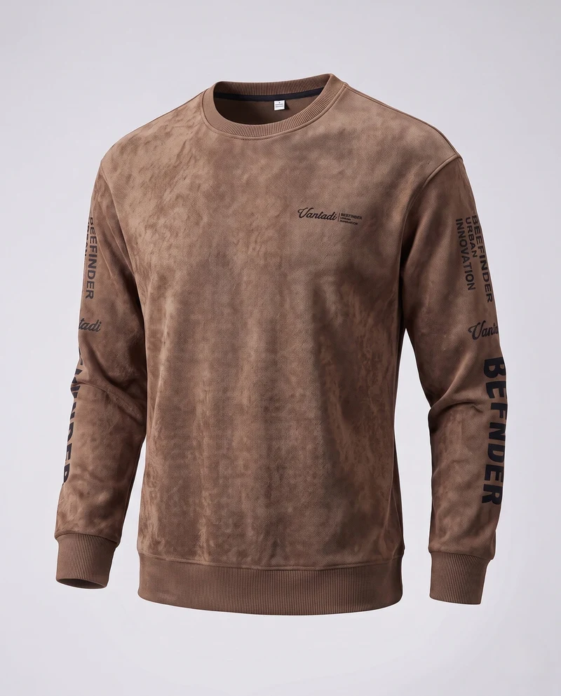 Herren Bequem Sweatshirt mit Modernem Design Nord Taschen