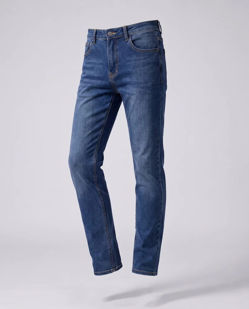 Herren Elegante und Bequeme Jeans Nord Taschen