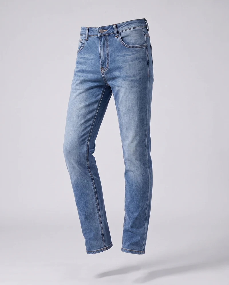 Herren Elegante und Bequeme Jeans Nord Taschen