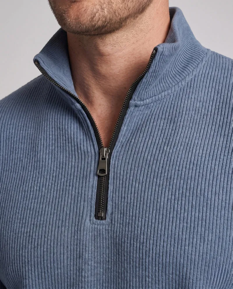Herren Cordstruktur Halb-Reißverschluss Loungewear Set mit Ellbogenflicken Nord Taschen
