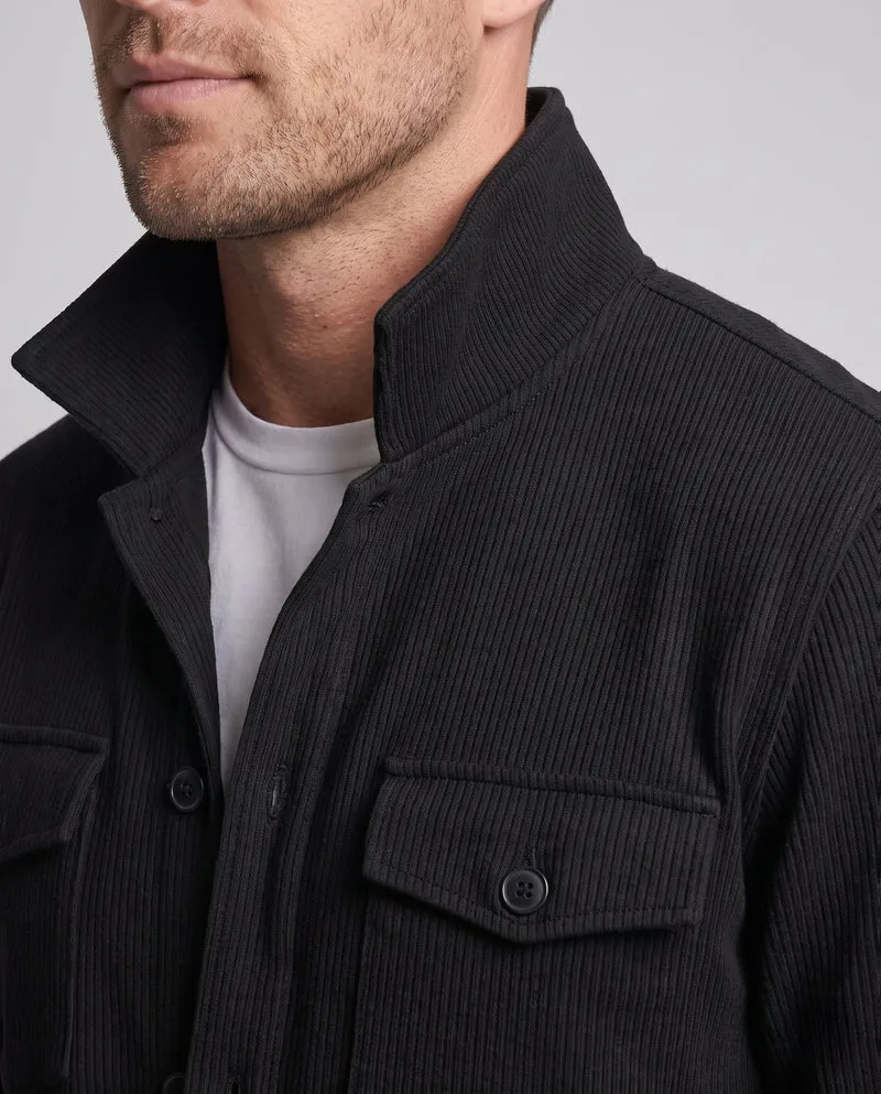 Herren Cord-Übershirt mit Brusttaschen, lockerer Passform und durchgehender Knopfleiste Nord Taschen