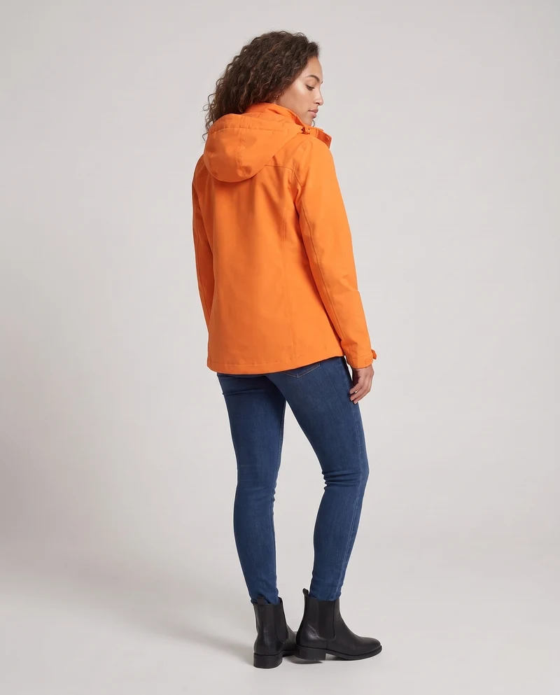 Damen Wetterfeste Outdoor-Jacke mit hohem Kragen Nord Taschen